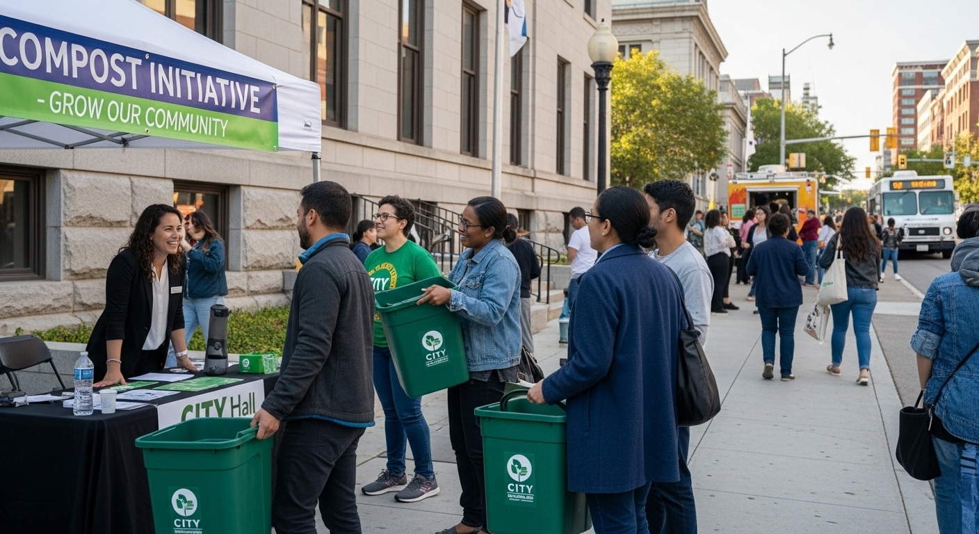 Composteur gratuit : démarches avec sa mairie