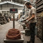 Cuivre au kilo : cours actuel chez ferrailleurs