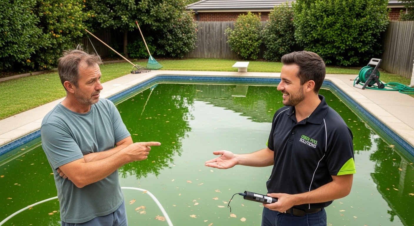 Eau de piscine verte : solutions choc en 24h (guide)