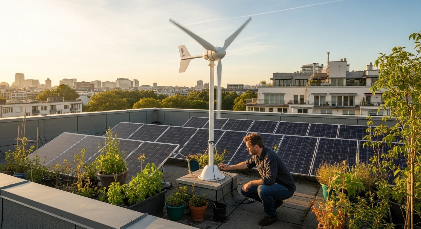 Éolienne LIAM F1 UWT : alternative aux panneaux solaires