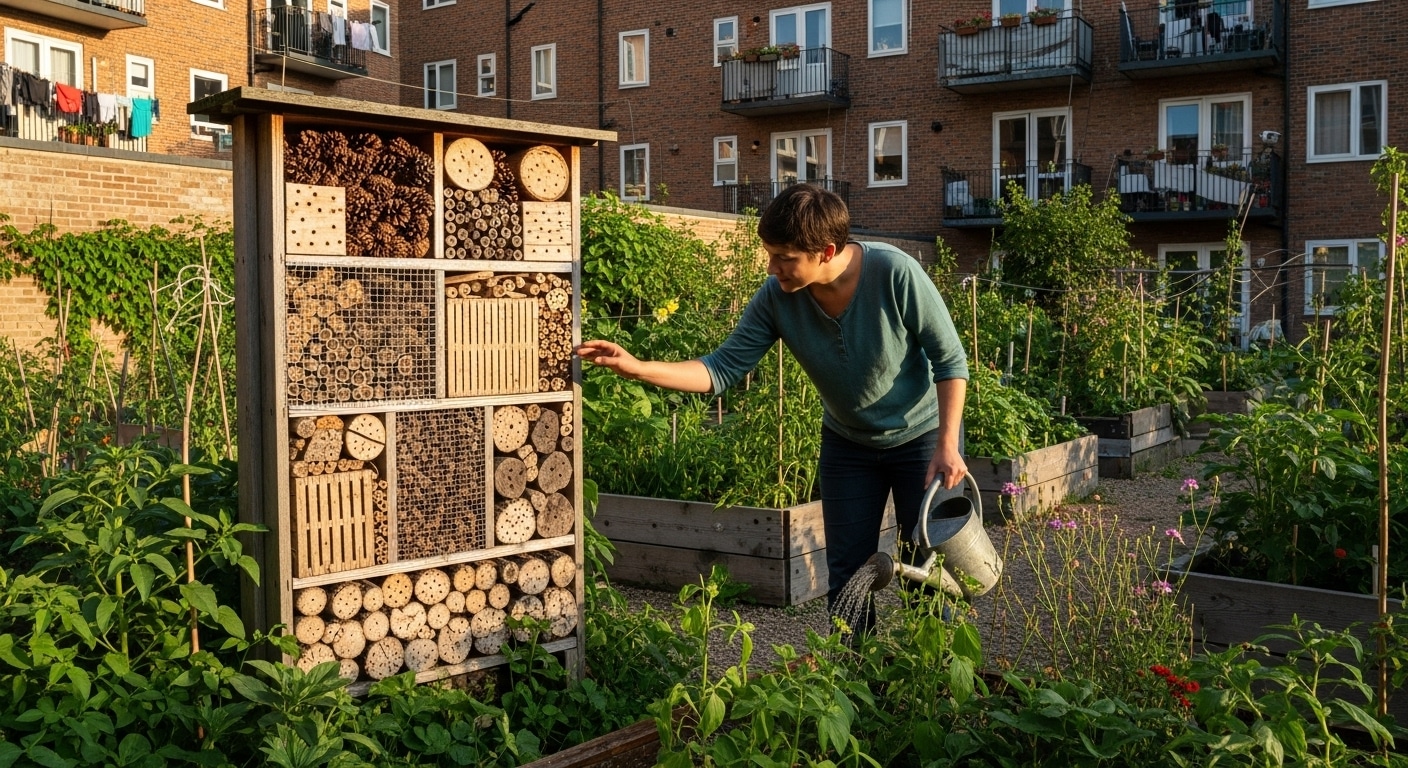 Hôtel à insectes : avantages et limites en jardinage